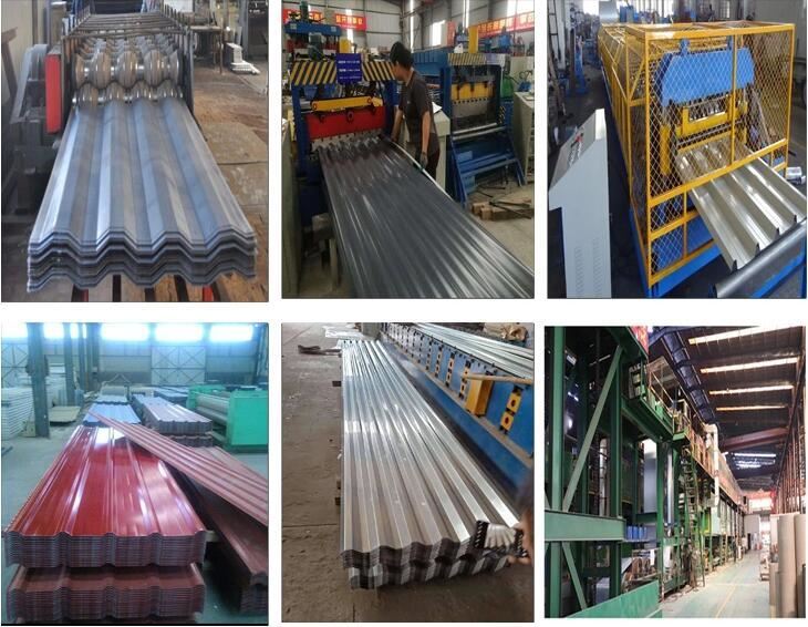 Building Material Galvalume Corrugated Metal Roof Sheet