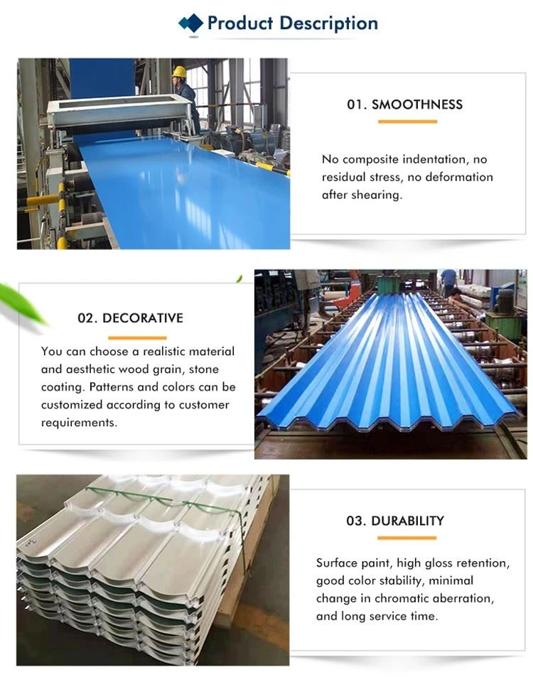  Color Coated Corrugated Steel Sheet 